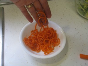 Carrot curls